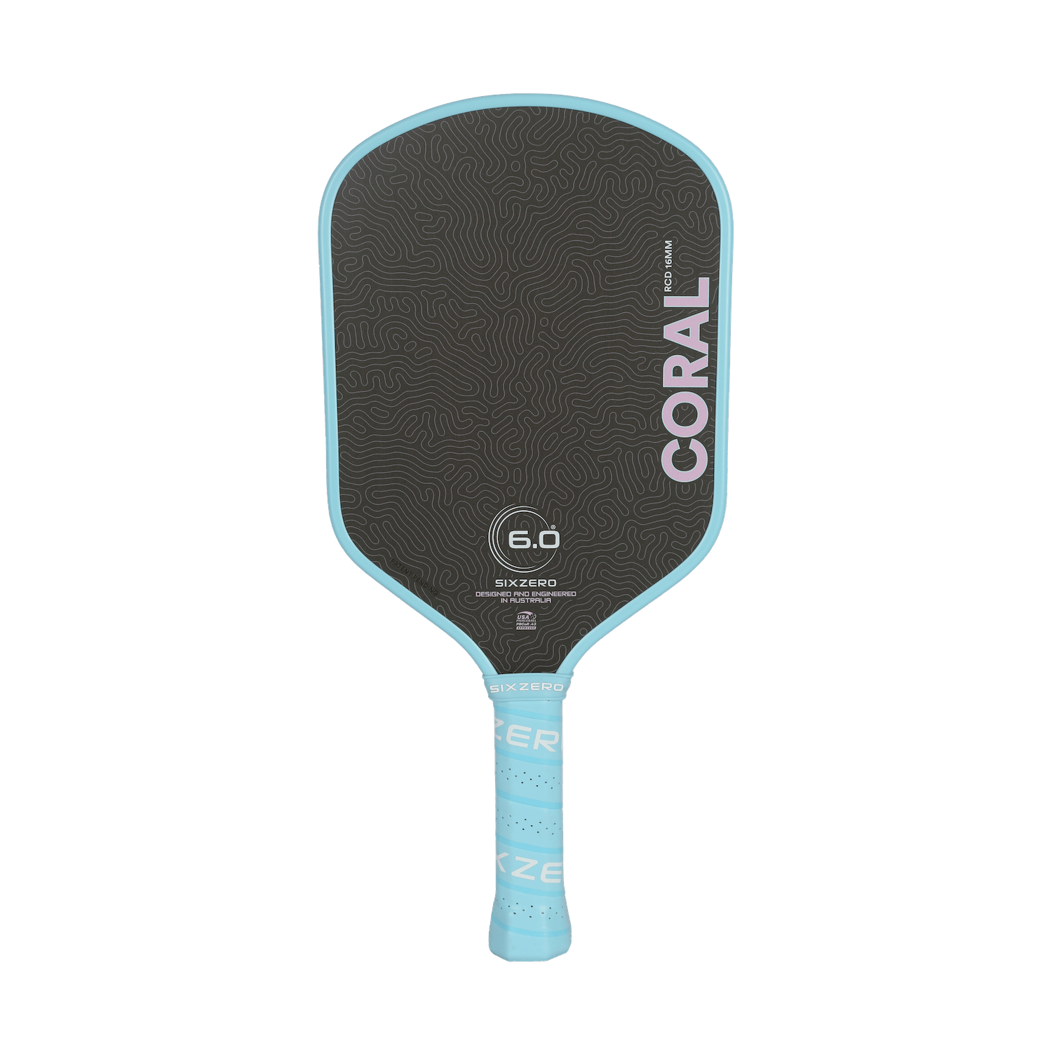 ＊shake＊ Lightweight Pickleball Paddle | Coral Lightweight by Six Zero