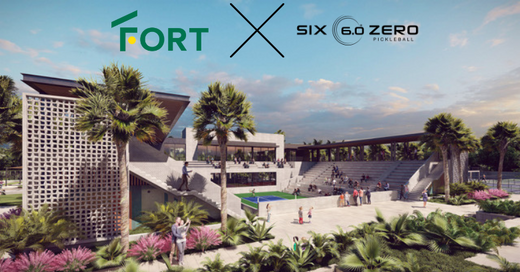 Six Zero Pickleball Joins Forces with The Fort. Pickleball Paddles Fort Lauderdale