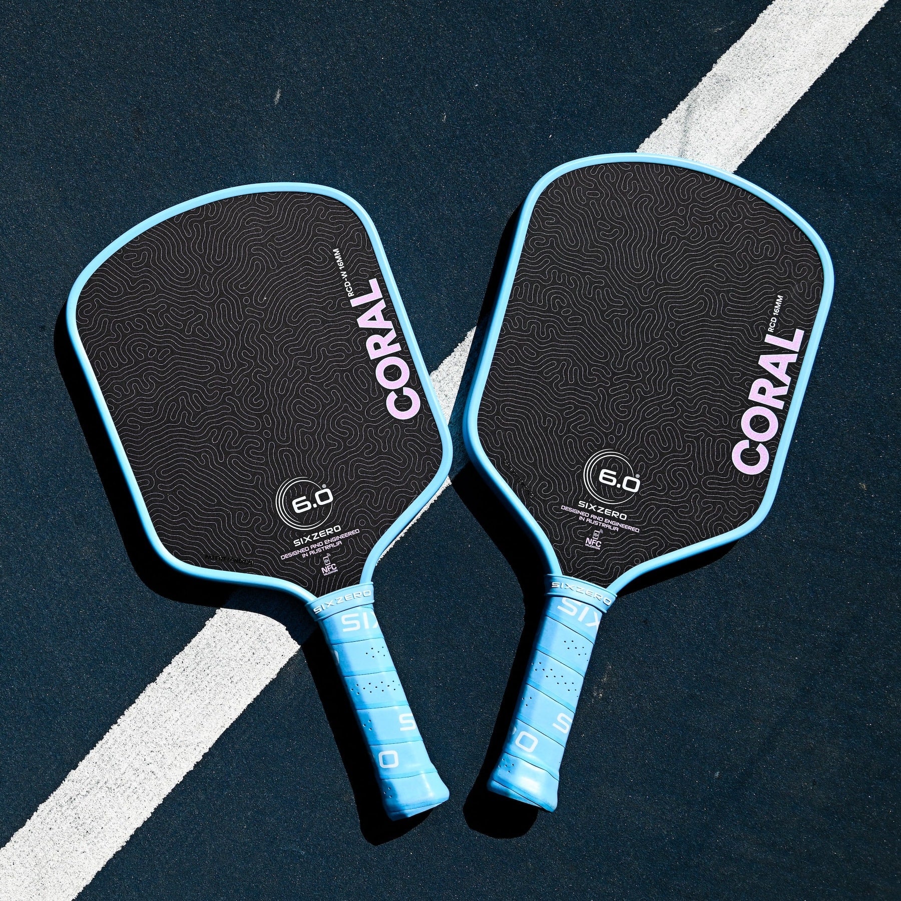 Lightweight Pickleball Paddle | Coral Lightweight by Six Zero