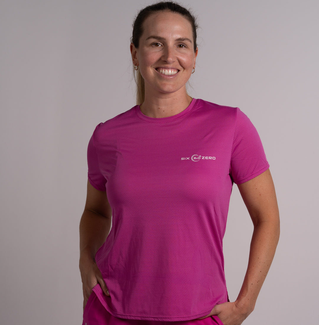 Womens Performance Active Tee Hazy
