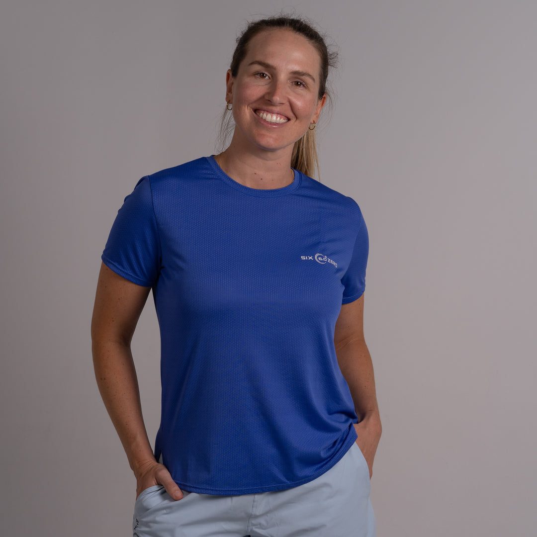 Womens Performance Active Tee Hazy