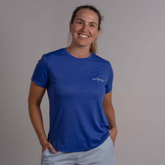 Womens Performance Active Tee Hazy