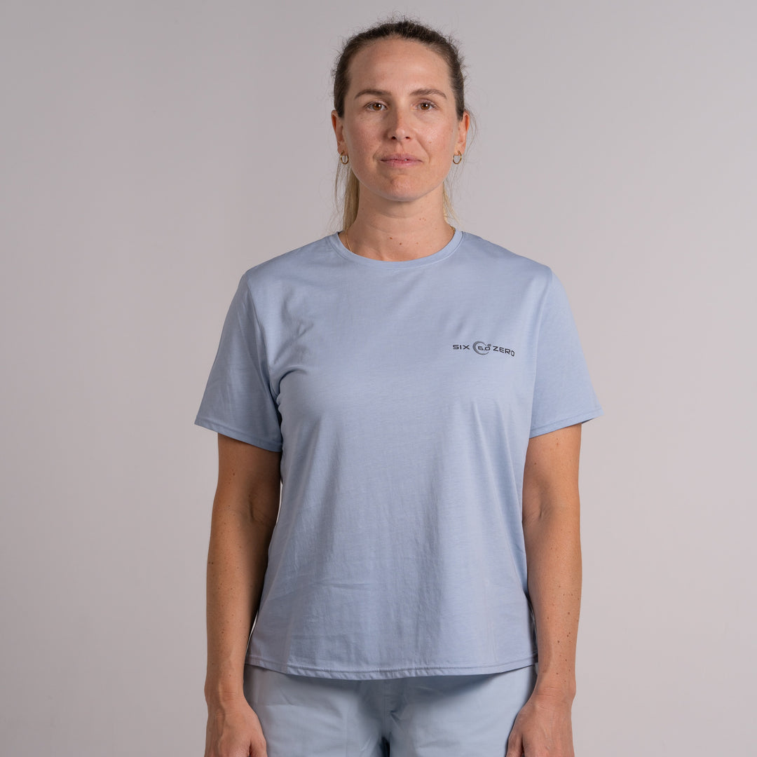 Womens Basic Short Sleeve Cotton Tee