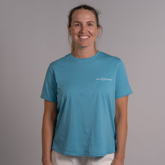 Womens Basic Short Sleeve Cotton Tee