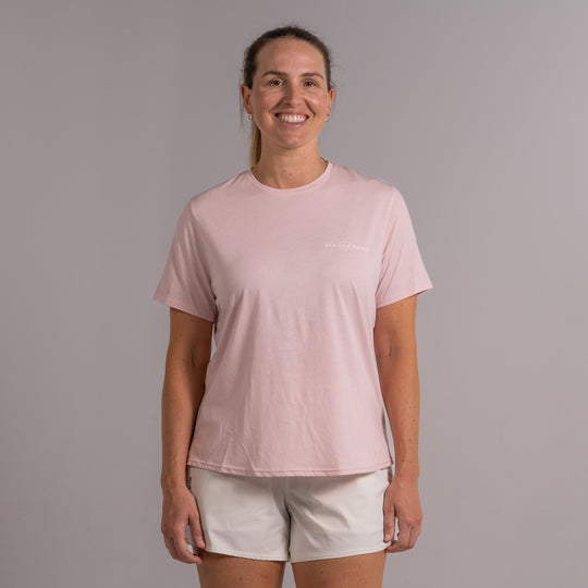 Womens Basic Short Sleeve Cotton Tee