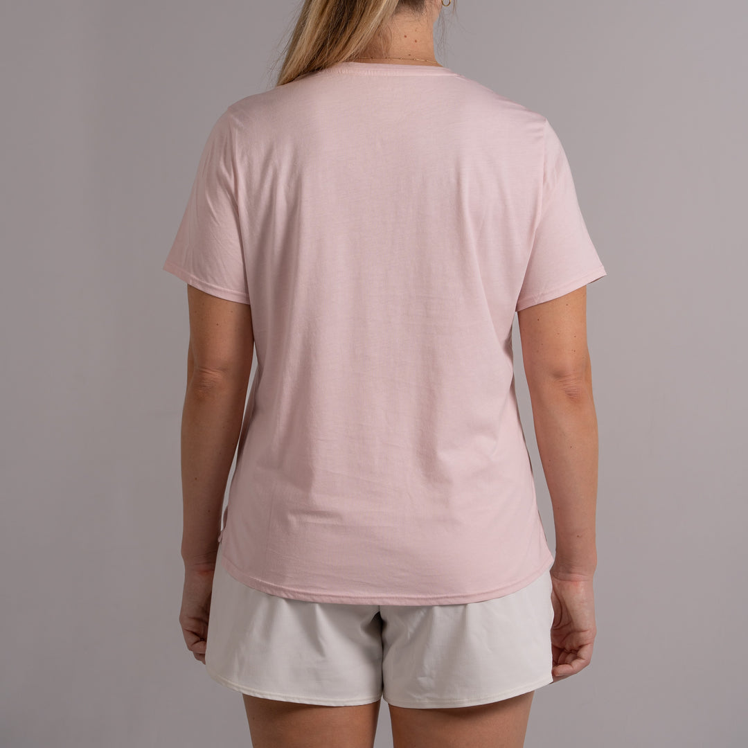Womens Basic Short Sleeve Cotton Tee